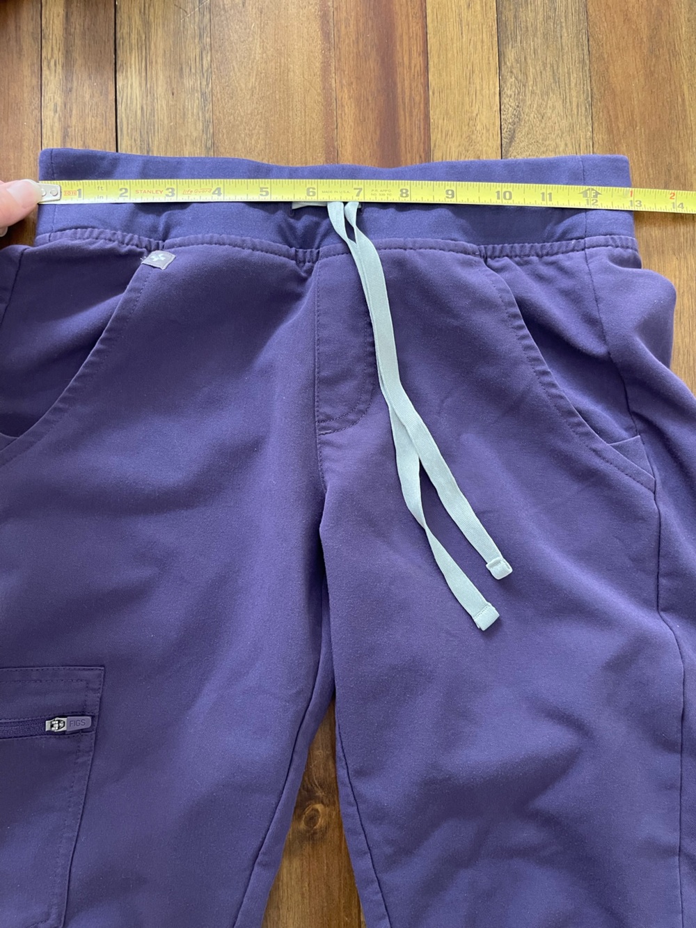 FIGS Purple Scrub Set XXS Rafaela oversized Top and XXS petite Jogger Pants - Picture 8 of 15